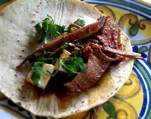 A Brisket in the Oven - Rancho Gordo