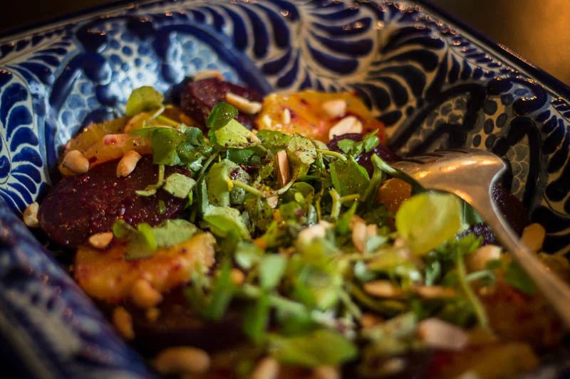 A Great Salad: Beets, Oranges, Watercress and Peanuts - Rancho Gordo