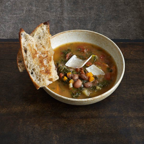 A Vegetable-Rich Minestrone Soup with Cranberry Beans (Borlotti) - Rancho Gordo