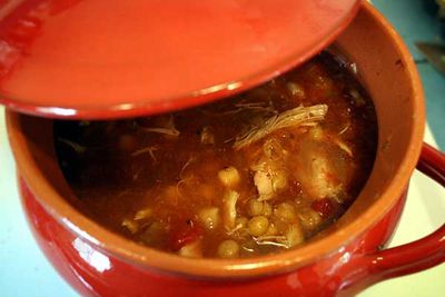 An Improvised Caldo Tlalpeño - Rancho Gordo