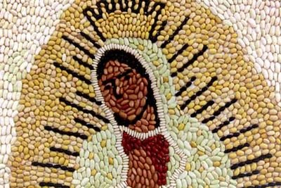 Bean Art: Virgen de Guadalupe - Rancho Gordo