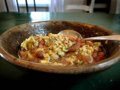 Beans and Scrambled Eggs - Rancho Gordo