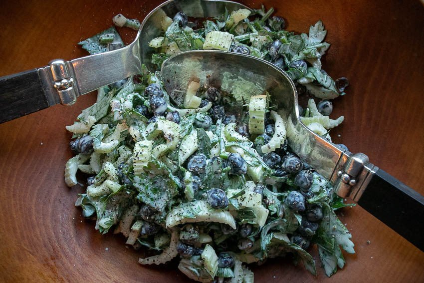 Black Garbanzo Salad with Emily Nunn's Barn Ranch - Rancho Gordo