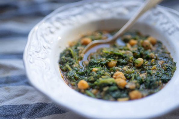 Garbanzos, Spinach and Smoked Paprika - Rancho Gordo