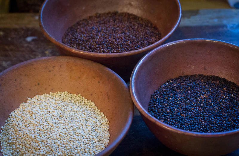 Gorgeous Quinoa: White, Red and Black - Rancho Gordo