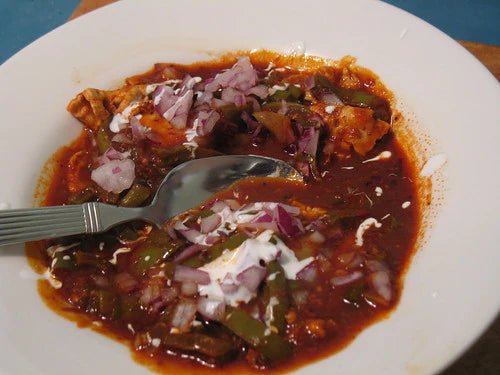 Leftover chile sauce - Rancho Gordo