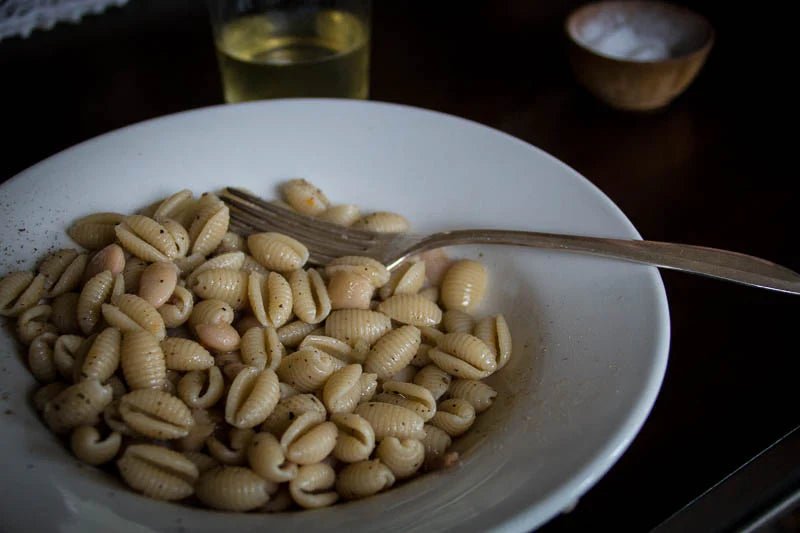 Leftover Strategies:  Pasta and Beans via Cassoulet - Rancho Gordo