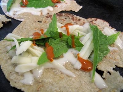 Quick Quesadilla with Epazote - Rancho Gordo