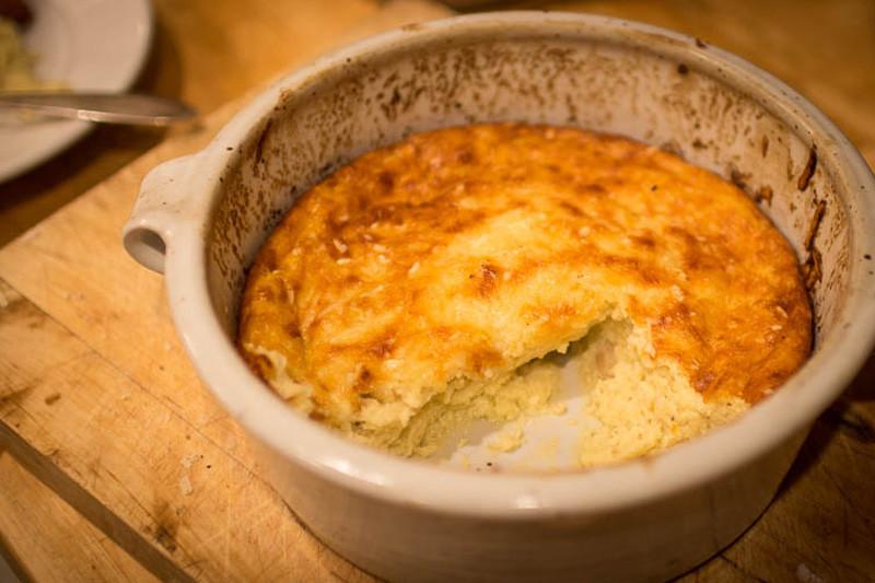 Savory Bean and Egg Pudding - Rancho Gordo