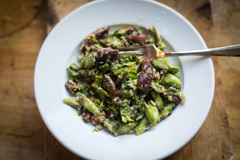 Something Easy and Different: Runner Bean and Raw Asparagus Salad - Rancho Gordo