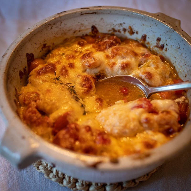 Summer Heirloom Bean Casserole (Shhhh....It's almost all from leftovers) - Rancho Gordo