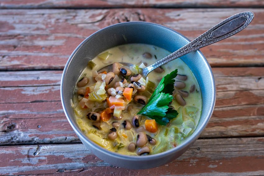 Tanya Holland's Black-Eyed Pea Chowder - Rancho Gordo